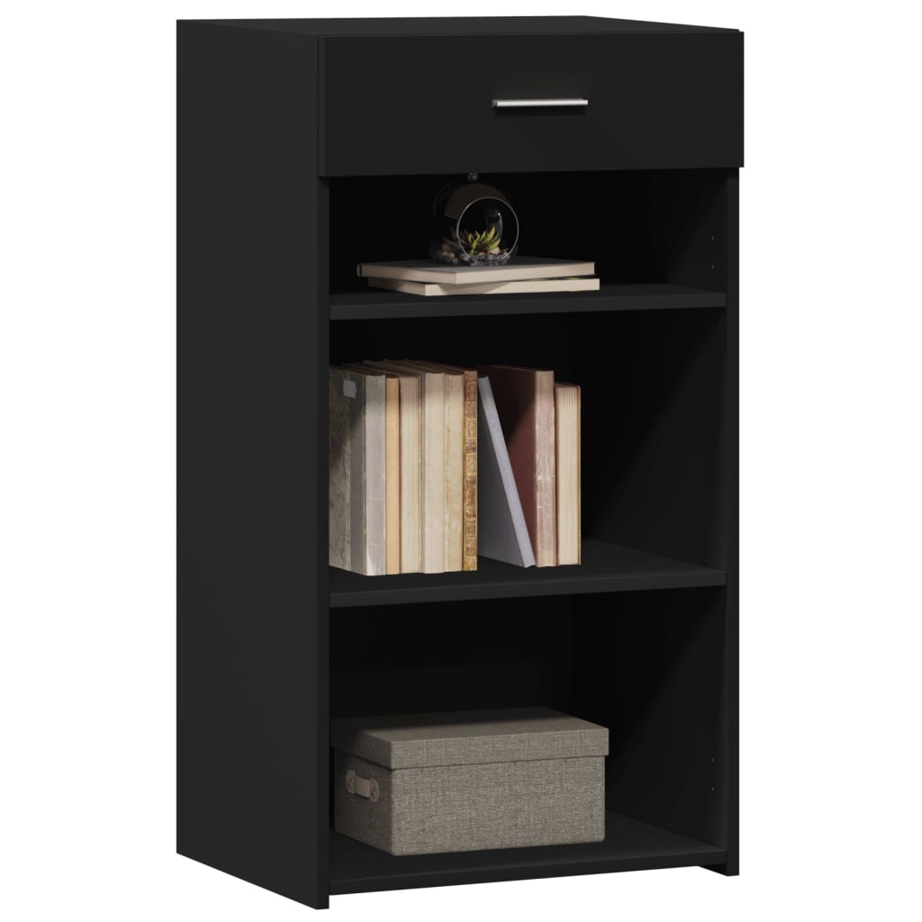 VidaXL Dressoir 50x42,5x93 cm bewerkt hout zwart