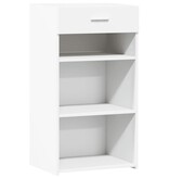 VidaXL Dressoir 50x42,5x93 cm bewerkt hout wit