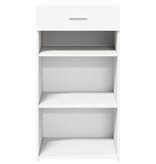 VidaXL Dressoir 50x42,5x93 cm bewerkt hout wit