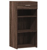VidaXL Dressoir 45x42,5x93 cm bewerkt hout bruin eikenkleur