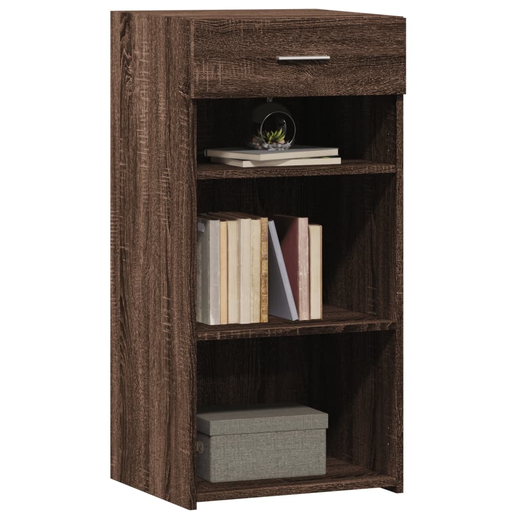 VidaXL Dressoir 45x42,5x93 cm bewerkt hout bruin eikenkleur