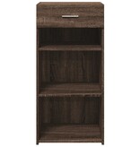 VidaXL Dressoir 45x42,5x93 cm bewerkt hout bruin eikenkleur