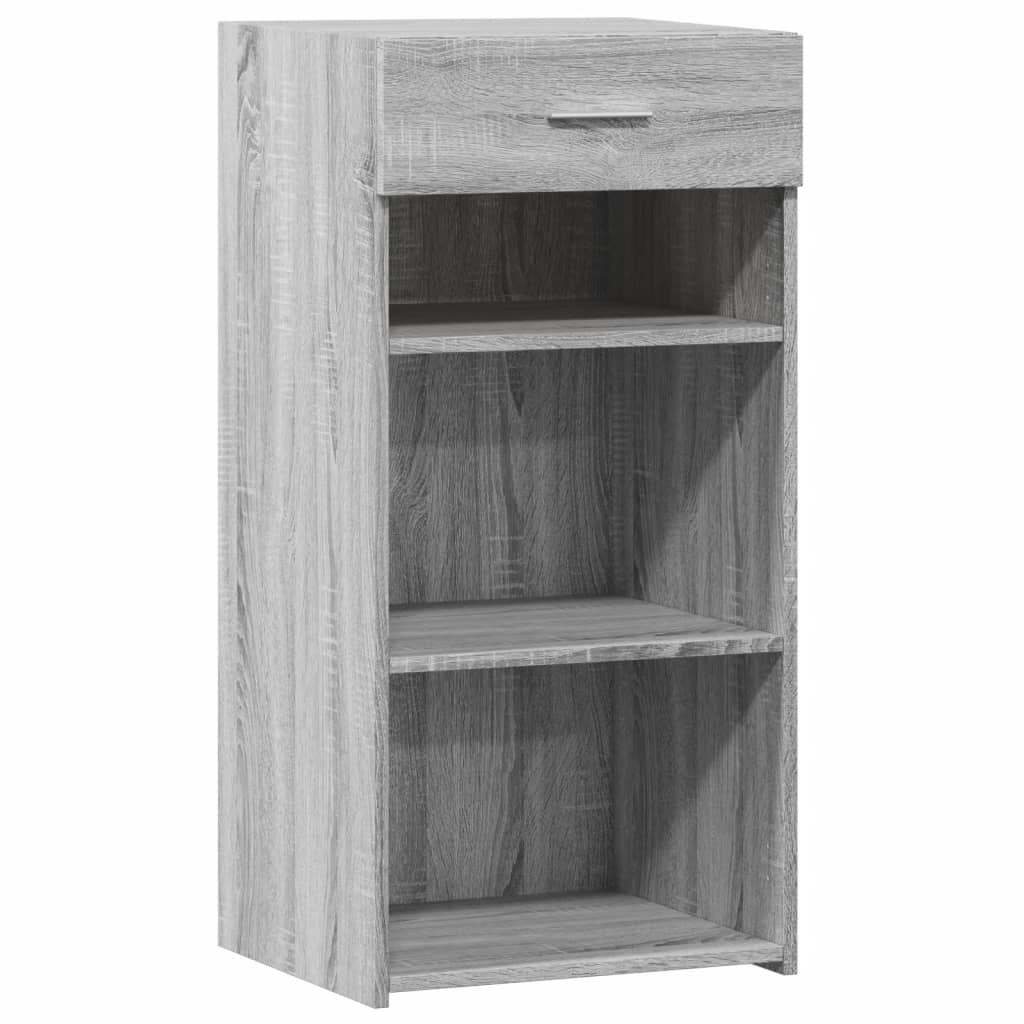 VidaXL Dressoir 45x42,5x93 cm bewerkt hout grijs sonoma eikenkleurig