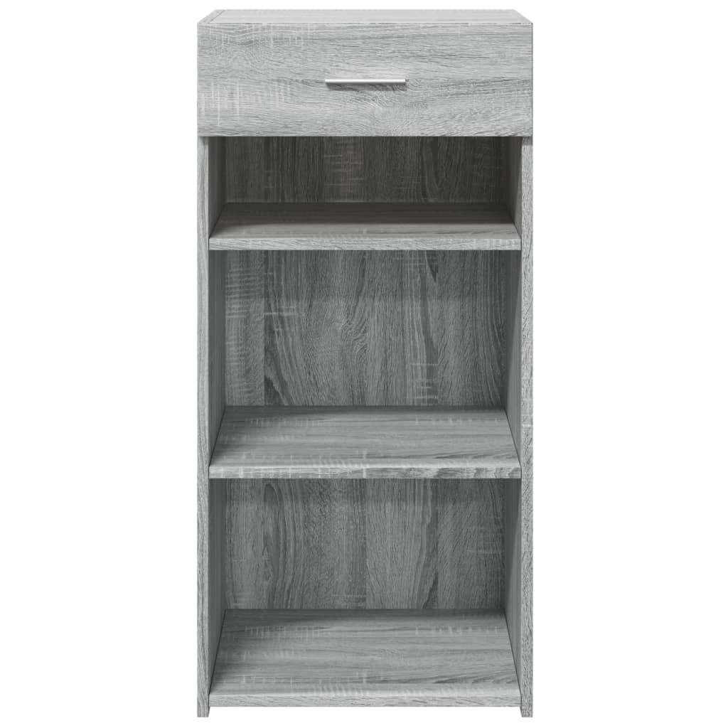 VidaXL Dressoir 45x42,5x93 cm bewerkt hout grijs sonoma eikenkleurig