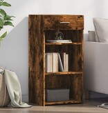 VidaXL Dressoir 45x42,5x93 cm bewerkt hout gerookt eikenkleurig
