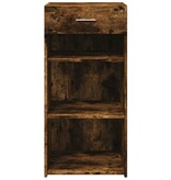 VidaXL Dressoir 45x42,5x93 cm bewerkt hout gerookt eikenkleurig