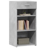 VidaXL Dressoir 45x42,5x93 cm bewerkt hout betongrijs