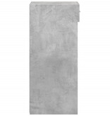 VidaXL Dressoir 45x42,5x93 cm bewerkt hout betongrijs
