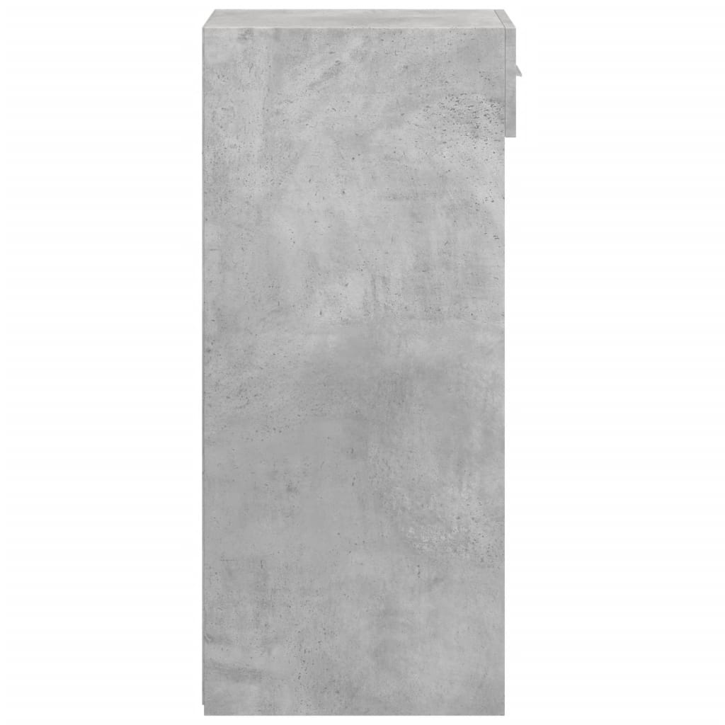 VidaXL Dressoir 45x42,5x93 cm bewerkt hout betongrijs