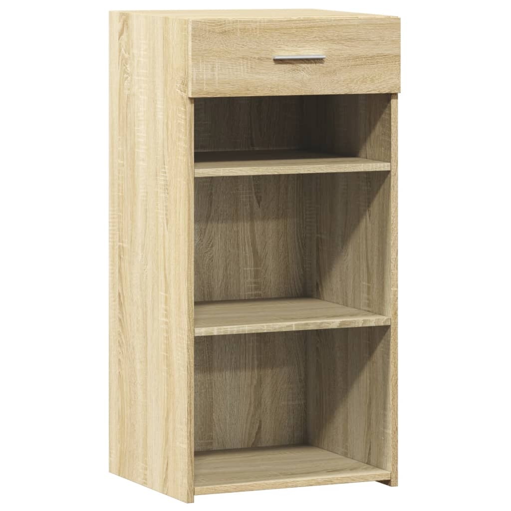 VidaXL Dressoir 45x42,5x93 cm bewerkt hout sonoma eikenkleurig