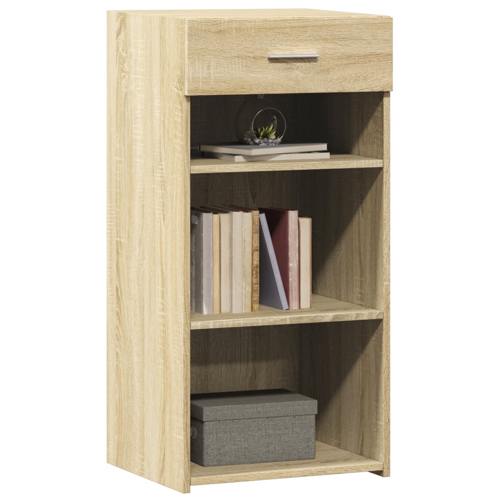 VidaXL Dressoir 45x42,5x93 cm bewerkt hout sonoma eikenkleurig