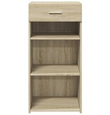 VidaXL Dressoir 45x42,5x93 cm bewerkt hout sonoma eikenkleurig
