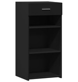 VidaXL Dressoir 45x42,5x93 cm bewerkt hout zwart