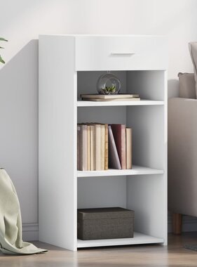 VidaXL Dressoir 45x42,5x93 cm bewerkt hout wit