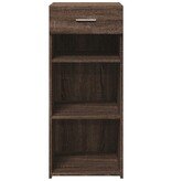 VidaXL Dressoir 40x42,5x93 cm bewerkt hout bruin eikenkleur
