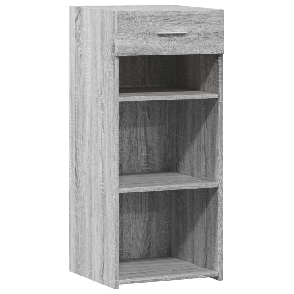 VidaXL Dressoir 40x42,5x93 cm bewerkt hout grijs sonoma eikenkleur