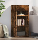 VidaXL Dressoir 40x42,5x93 cm bewerkt hout gerookt eikenkleurig