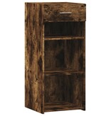 VidaXL Dressoir 40x42,5x93 cm bewerkt hout gerookt eikenkleurig