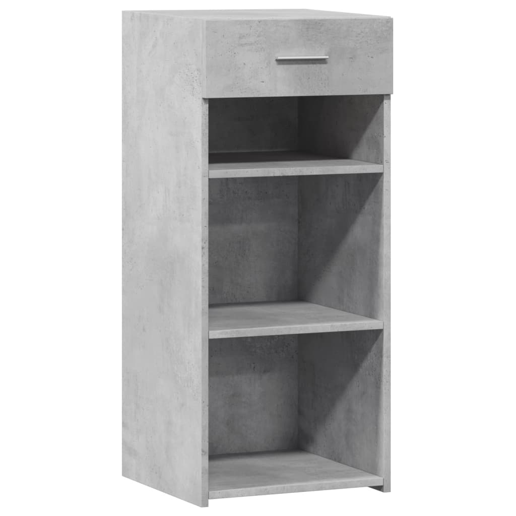 VidaXL Dressoir 40x42,5x93 cm bewerkt hout betongrijs