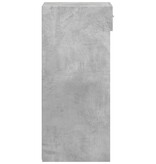 VidaXL Dressoir 40x42,5x93 cm bewerkt hout betongrijs