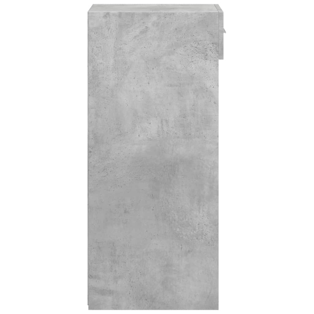 VidaXL Dressoir 40x42,5x93 cm bewerkt hout betongrijs