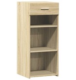 VidaXL Dressoir 40x42,5x93 cm bewerkt hout sonoma eikenkleurig