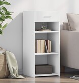 VidaXL Dressoir 40x42,5x93 cm bewerkt hout wit