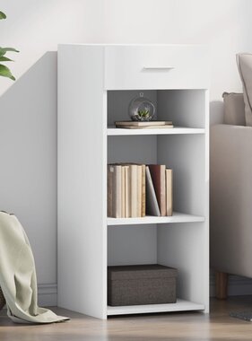 VidaXL Dressoir 40x42,5x93 cm bewerkt hout wit