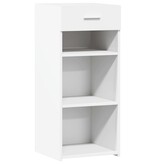 VidaXL Dressoir 40x42,5x93 cm bewerkt hout wit