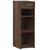 VidaXL Dressoir 30x42,5x93 cm bewerkt hout bruin eikenkleur
