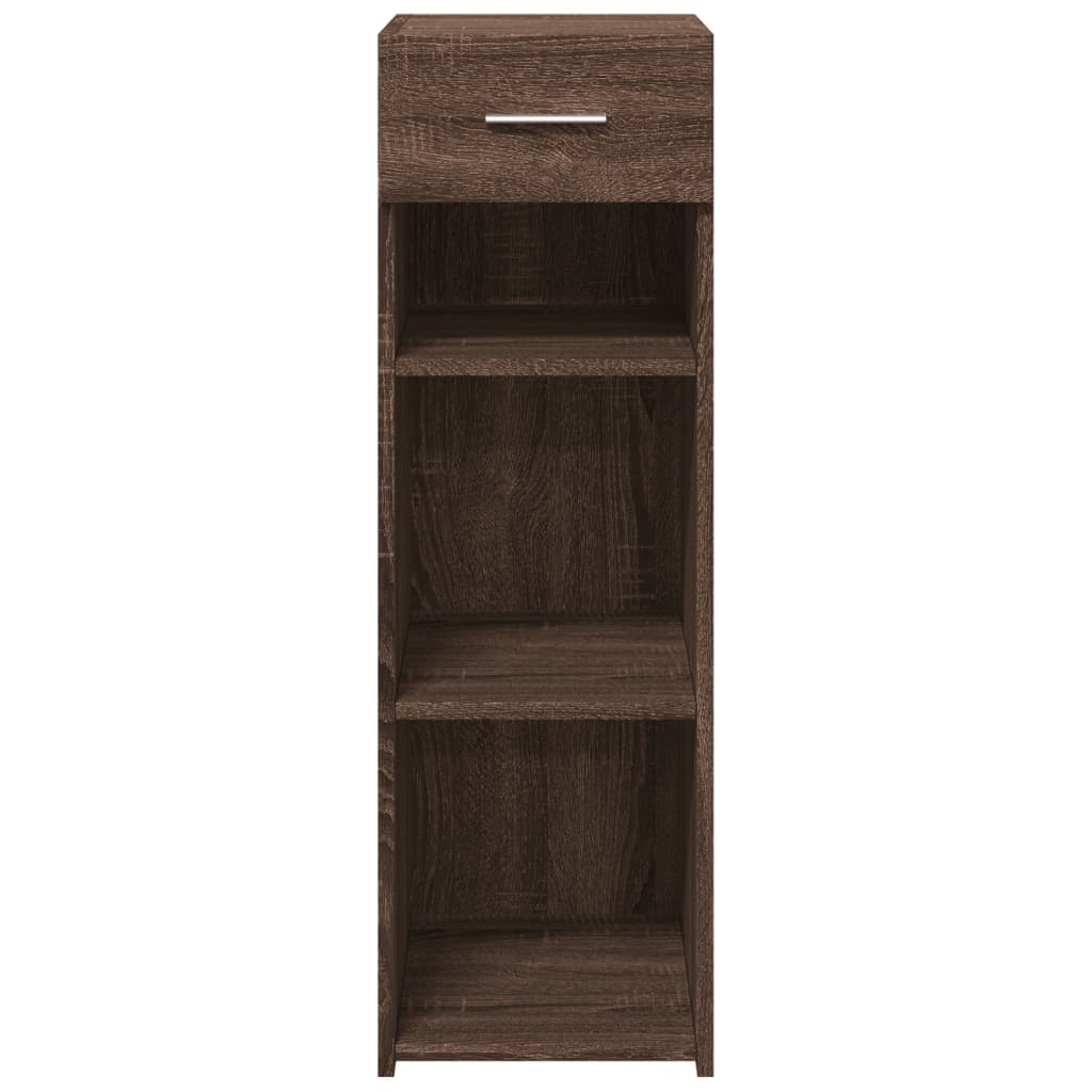 VidaXL Dressoir 30x42,5x93 cm bewerkt hout bruin eikenkleur