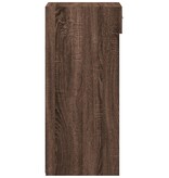 VidaXL Dressoir 30x42,5x93 cm bewerkt hout bruin eikenkleur