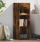 VidaXL Dressoir 30x42,5x93 cm bewerkt hout gerookt eikenkleurig