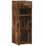 VidaXL Dressoir 30x42,5x93 cm bewerkt hout gerookt eikenkleurig