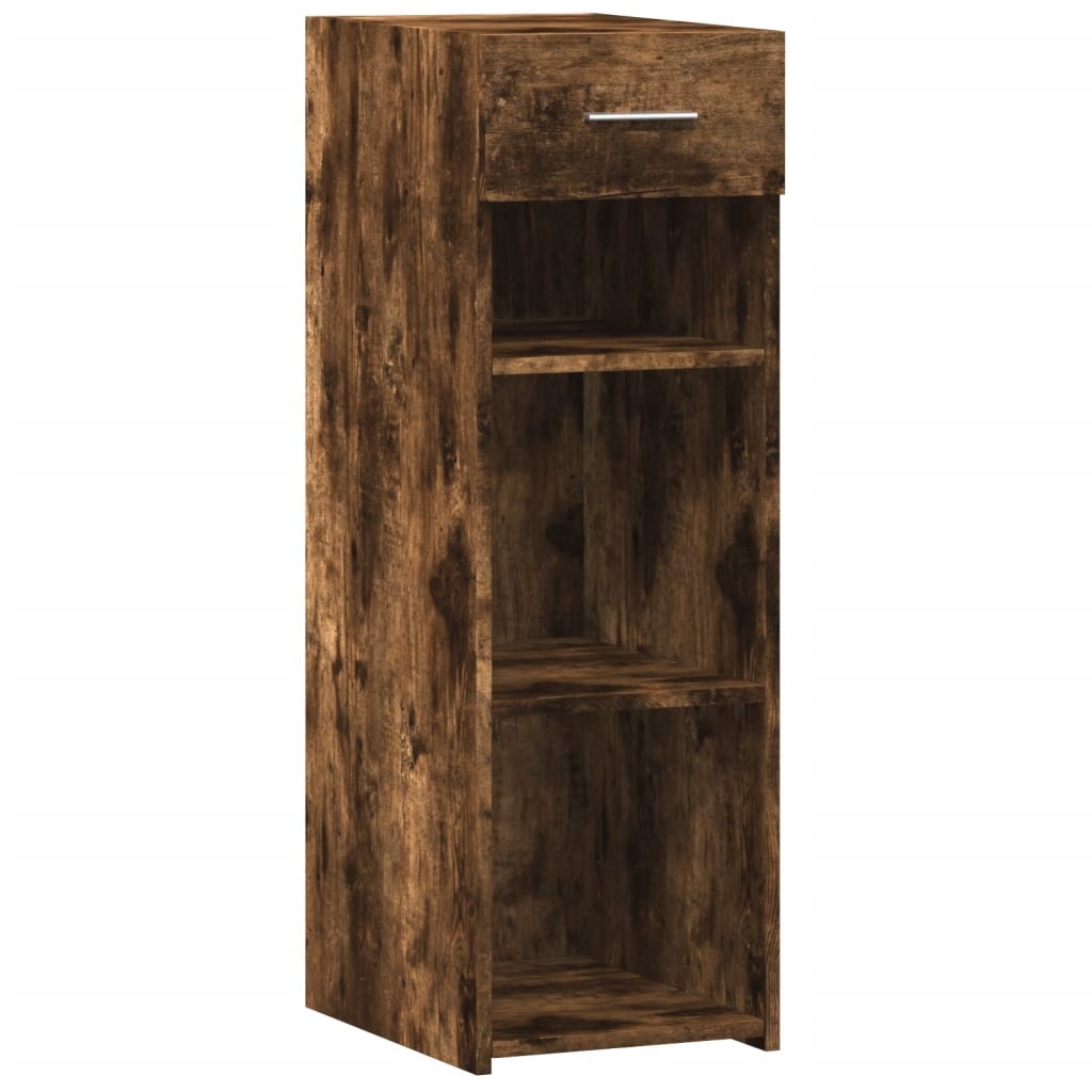 VidaXL Dressoir 30x42,5x93 cm bewerkt hout gerookt eikenkleurig