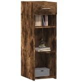 VidaXL Dressoir 30x42,5x93 cm bewerkt hout gerookt eikenkleurig