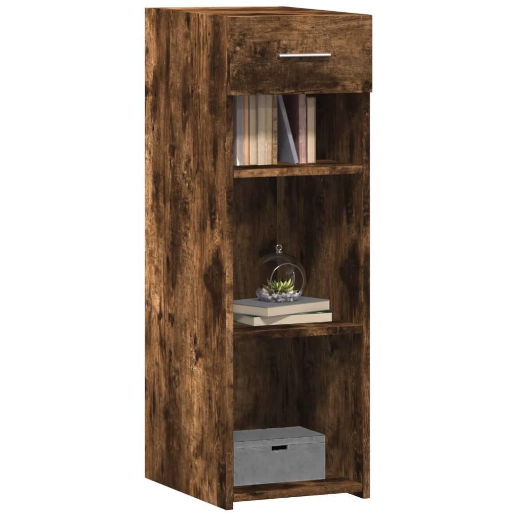 VidaXL Dressoir 30x42,5x93 cm bewerkt hout gerookt eikenkleurig