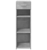 VidaXL Dressoir 30x42,5x93 cm bewerkt hout betongrijs