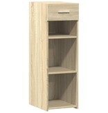 VidaXL Dressoir 30x42,5x93 cm bewerkt hout sonoma eikenkleurig