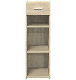 VidaXL Dressoir 30x42,5x93 cm bewerkt hout sonoma eikenkleurig