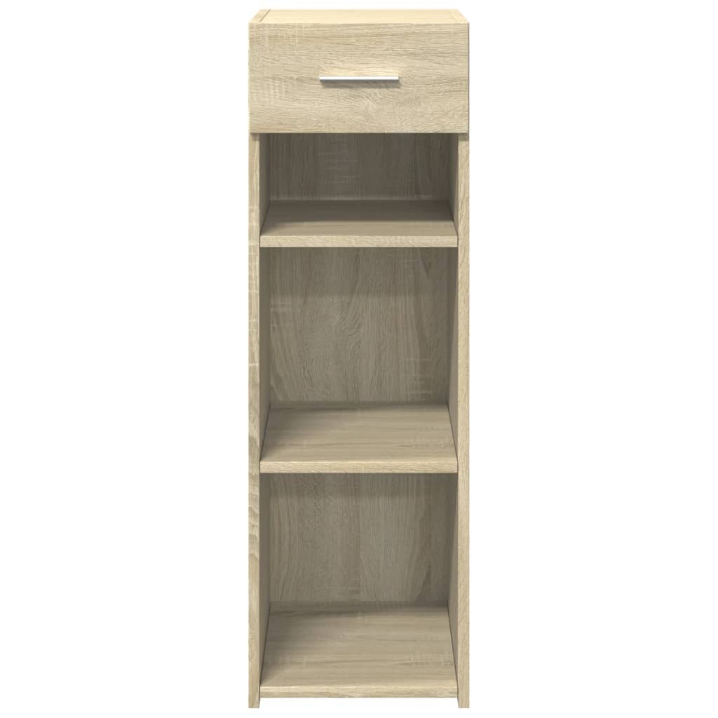 VidaXL Dressoir 30x42,5x93 cm bewerkt hout sonoma eikenkleurig