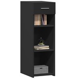 VidaXL Dressoir 30x42,5x93 cm bewerkt hout zwart