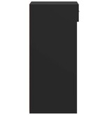 VidaXL Dressoir 30x42,5x93 cm bewerkt hout zwart