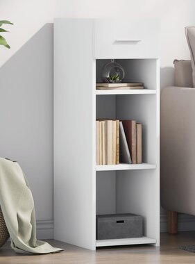 VidaXL Dressoir 30x42,5x93 cm bewerkt hout wit