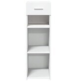 VidaXL Dressoir 30x42,5x93 cm bewerkt hout wit