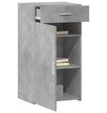 VidaXL Dressoir 50x42,5x93 cm bewerkt hout betongrijs
