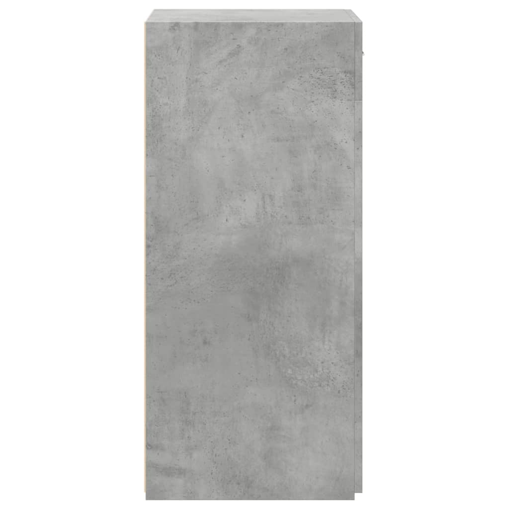 VidaXL Dressoir 50x42,5x93 cm bewerkt hout betongrijs