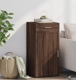 VidaXL Dressoir 45x42,5x93 cm bewerkt hout bruin eikenkleur