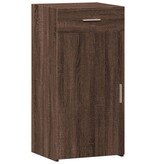 VidaXL Dressoir 45x42,5x93 cm bewerkt hout bruin eikenkleur