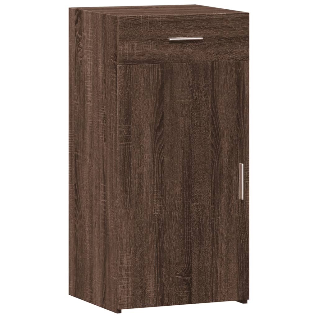 VidaXL Dressoir 45x42,5x93 cm bewerkt hout bruin eikenkleur